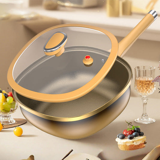 ⏰Offer ends when sold out 🥘12in Titanium Alloy Non-Stick Pot with Lid