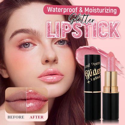 💥Buy 1 Get 1 Free💋Waterproof & Moisturizing Glitter Lipstick