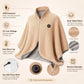 🛋️❤️Hands‑Free Zipper‑Wearable USB Heated‑Shawl | Fast‑Heat For Office Desk‑Work & Indoor‑Relax🧣