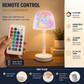16-Color Water Ripple Night Light with Remote