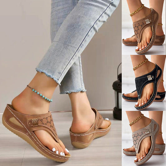 🩴New arrival 40% OFF!👣Women's Soft Sole Hollow-Out Sandals