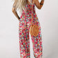 🏖️Summer Hot Sale 50% OFF🌼Women’s Casual Print Sleeveless Overalls Jumpsuits