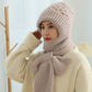 ❄️Winter Versatile🔥Knitted Hooded Scarf for Women