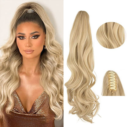 🎁Hot Sale 40% OFF⏳Dreamy Wavy Ponytail Hair Extensions with Clips