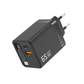 ⚡📱Multiport 65W PD Wall Charger | Built‑in Retractable Type‑C Cable