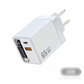 ⚡📱Multiport 65W PD Wall Charger | Built‑in Retractable Type‑C Cable