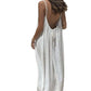 🏖️Over 20,000 sold! 👗50% off! 💕 Backless Spaghetti-Strap Maxi Dress