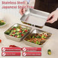🔥Hot sale 40% OFF-Stainless Steel Square Plate（With Lid）