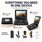 📺💿7.8" Portable DVD Player with Rechargeable Battery & USB/SD Support