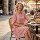 🌸Spring Sale 40% OFF🎁👗Women's Elegant Layered Ruffle Sleeve Dress – Effortless Style for Every Occasion💃