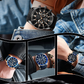 ⌚50% OFF NOW! ✨ Men's Waterproof Multifunctional Quartz Watch – Chronograph Design, Luminous Hands & Stainless Steel 🌊