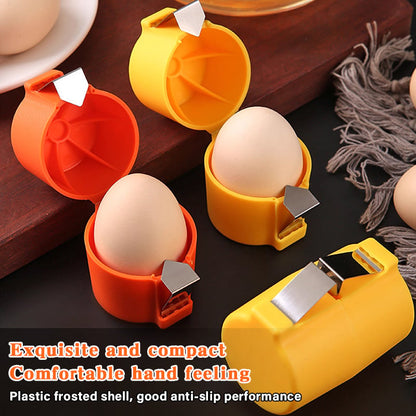 😮‍💨🍳Quick Egg Cracker & Shell Opener Tool – Easy-Press Kitchen Gadget🔥