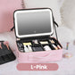💄50% OFF!🪞 Flawless Makeup Anywhere – Portable LED Mirror Makeup Bag!✨