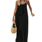🏖️Over 20,000 sold! 👗50% off! 💕 Backless Spaghetti-Strap Maxi Dress