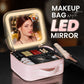 💄50% OFF!🪞 Flawless Makeup Anywhere – Portable LED Mirror Makeup Bag!✨