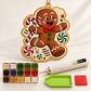 🎄🫧 DIY Snowman Bead Art | Sparkling Double-Sided Pearl Holiday Hanging Decoration 🔔