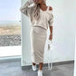 💥2025 New Arrive - 56% OFF💥Women's 2-Piece Set Sleeveless Dress & Loose V-Neck Pullover