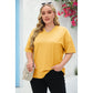 🌷2026 Summer Sale 50% OFF☀️Women's Summer Half Sleeve Casual Loose Fit Cotton Tunic T-shirt