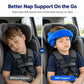 🫂💤Adjustable Kids’ Travel Head Support Band – Soft Padded Car Seat Nap Strap