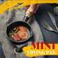 🍳🥞3.9" Mini Cast Iron Skillet | Perfect For Small Kitchens & Single Meals