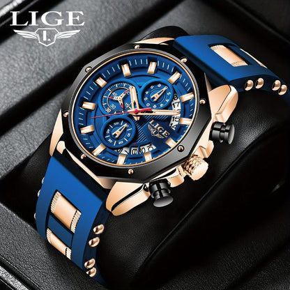 🏃‍♂️⌚Men's Outdoor Waterproof Sport Quartz Watch – Chronograph function, durable & water-resistant – Perfect for sports, travel & daily wear 🏃‍♂️