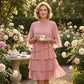 🌸Spring Sale 40% OFF🎁👗Women's Elegant Layered Ruffle Sleeve Dress – Effortless Style for Every Occasion💃