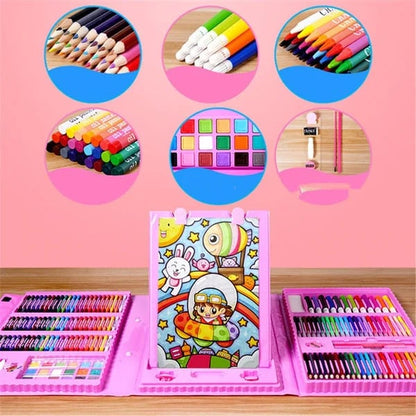 🎅Christmas Gift 50% OFF!🎨 Deluxe 6-in-1 Art Creativity Set - Includes Drawing Tools & 12 Colors for Kids' Creative Development 🧑‍🎨🌟