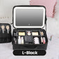 💄50% OFF!🪞 Flawless Makeup Anywhere – Portable LED Mirror Makeup Bag!✨
