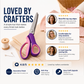 ✂️🧵Zig-Zag Decorative Edge Scissors |  Prevent Your Fabric Edges From Fraying