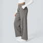 👖New arrival 40% OFF!💝Women's High Waisted Straight Leg Work Trousers with Side Pockets -✨Smart & Casual Look for Office and Beyond