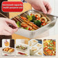 🔥Hot sale 40% OFF-Stainless Steel Square Plate（With Lid）