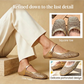 👡☁️Women's Woven Square-Toe Mary Jane Mules