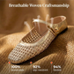 👡☁️Women's Woven Square-Toe Mary Jane Mules