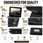 📺💿7.8" Portable DVD Player with Rechargeable Battery & USB/SD Support