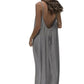 🏖️Over 20,000 sold! 👗50% off! 💕 Backless Spaghetti-Strap Maxi Dress