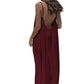 🏖️Over 20,000 sold! 👗50% off! 💕 Backless Spaghetti-Strap Maxi Dress