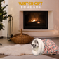 🐱☁️Plush Cave-Style Semi-Enclosed Cat Sleeping Bag Pet Bed | Soft Plush Lining, Washable and Easy to Care🧺