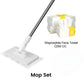 🧹Now only 40% off!💥Disposable Dust Mop with 4 Reusable Cloths