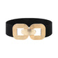 Vintage Gold Buckle Stretch Belt for Women