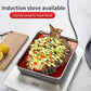🔥Hot sale 40% OFF-Stainless Steel Square Plate（With Lid）