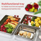 🔥Hot sale 40% OFF-Stainless Steel Square Plate（With Lid）