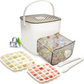 🌞New arrival 40% OFF!🏖️Portable Ice Maker with Lid and Storage Box (48 cubes)🧊