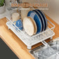 🗃️🫙Large-Capacity Dish Drying Rack with 360° Rotating Drain Spout