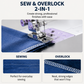Multi-Function Sewing Machine with Overlock Stitch