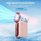 💨 40% OFF! ❄️Turbo Handheld Fan – 16900 RPM, 6 speeds, LED display.  🌬️