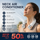 🌀 50% OFF NOW! 💥 360° Rotating Neck Fan – Ultra quiet & 3 speeds – Hands-free, long battery life – perfect for travel, office or outdoor use 🌬️✨
