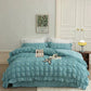 ✨2025 Hot Sale✨Icy Seersucker Summer Cool Quilt Lace 4-piece Set
