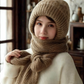 ❄️Winter Versatile🔥Knitted Hooded Scarf for Women