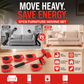 🏋️🎒8-Piece Furniture Lifter & Slider Moving Kit |Max 800 lbs Load Capacity for Repositioning Sofas, Refrigerators, Washers, and Cabinets🛞