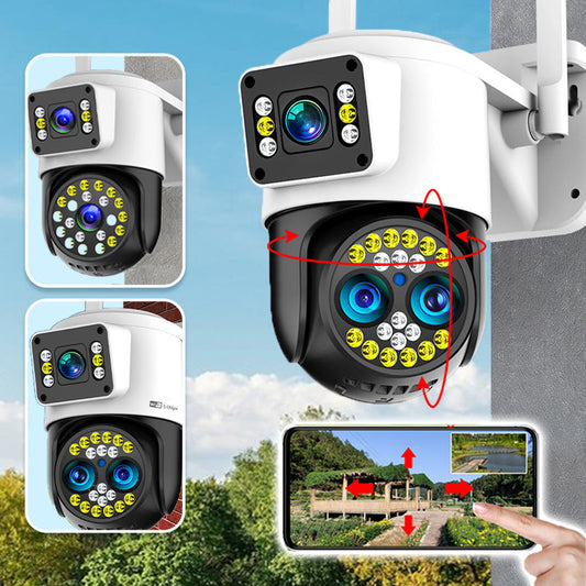 Dual Screen Night Vision HD Surveillance Camera